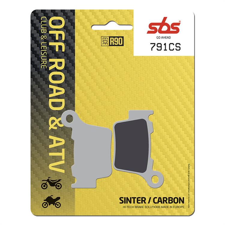 Pastiglie SBS Ktm EXC F 350 Sixdays (12-23) posteriori carbonio sinterizzate