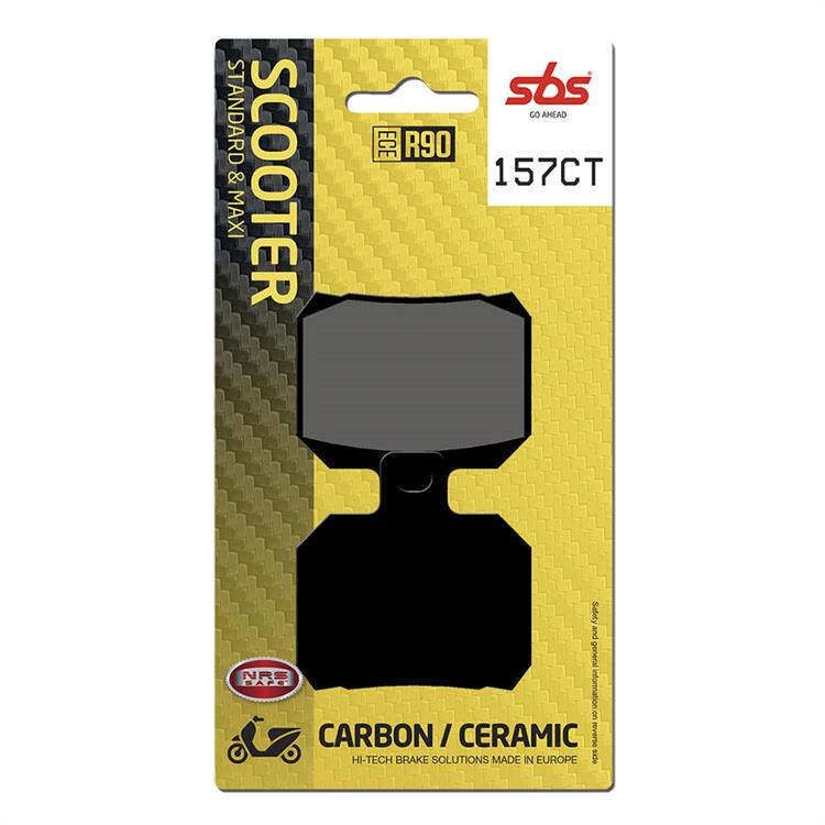Pastiglie SBS Malaguti Madison 3 250 I.E. (08-11) posteriori carbonio ceramiche
