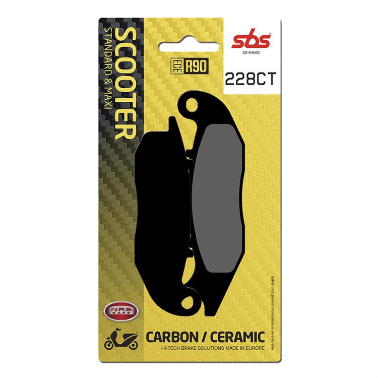 Pastiglie SBS Piaggio Medley 125 I Get ABS Special Edition (19) anteriori carbonio ceramiche