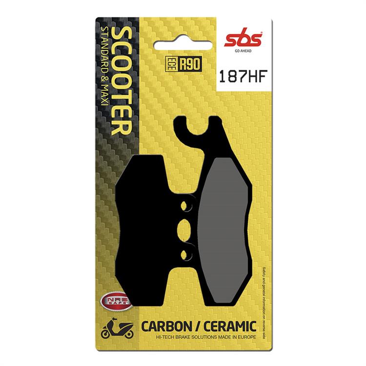 Pastiglie SBS Piaggio MP3 300 LT I.E. ABS Business (2014-2018) posteriori carbonio ceramiche