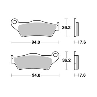 pastiglie wrp ducati desmo 450 mx 2025 anteriori standard