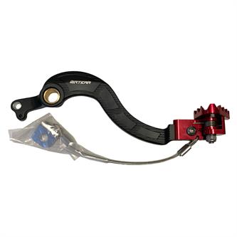 pedale freno honda crf 250 r 04 09 rosso