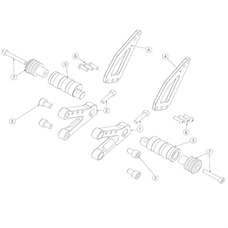 Pedana originale Ohvale GP0 EVO 110 Automatica (2024-2025) 