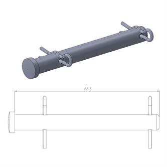 perno pinza freno husqvarna 510 te 06 10 anteriore moto master