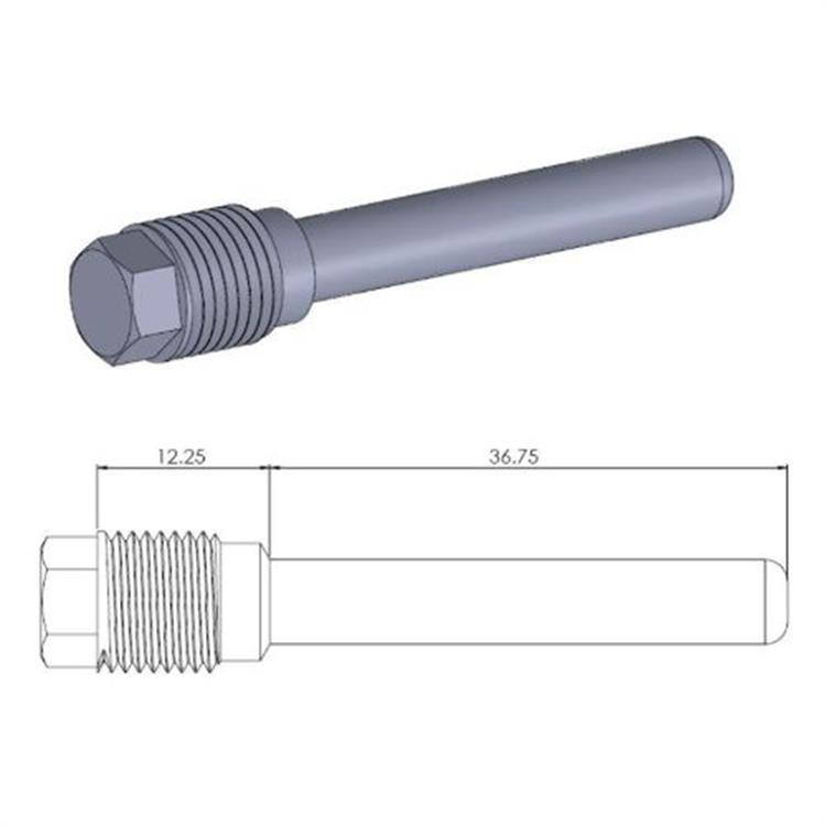 Perno pinza freno Kawasaki KX 250 F (04-23) anteriore Moto Master