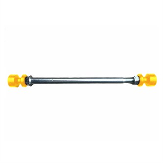 perno ruota 15 mm 225 mm tamponi per cavalletto giallo