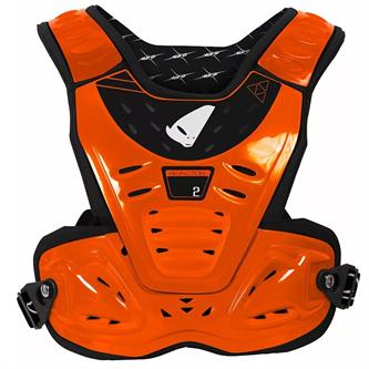 pettorina cross ufo reactor 2 arancione omologata fim