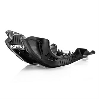 piastra paramotore acerbis gasgas 350 ec f 21 23 nera bianca