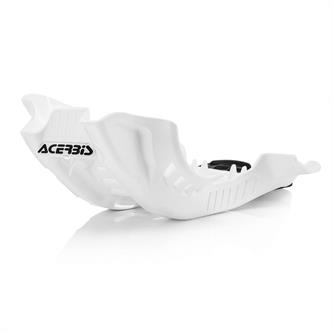 piastra paramotore acerbis gasgas 350 mc f 22 23 bianca nera