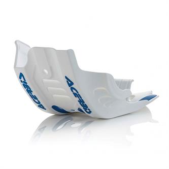 piastra paramotore acerbis husqvarna 450 fe s 22 23 bianca blu