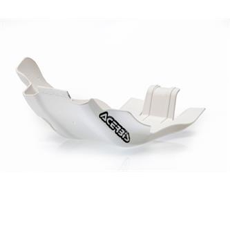 piastra paramotore acerbis ktm 250 sx 17 18 bianca