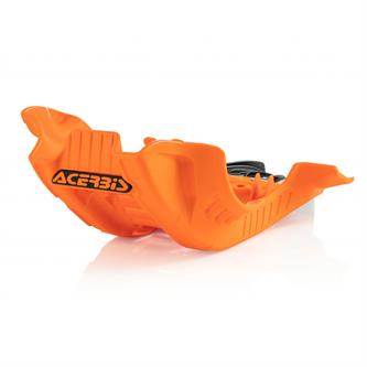 piastra paramotore acerbis ktm 350 xc f 19 22 arancione nera