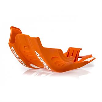 piastra paramotore acerbis ktm 450 exc f 20 23 arancione bianca