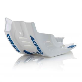 piastra paramotore acerbis ktm 450 sx f 16 18 bianca blu