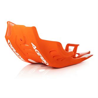 piastra paramotore acerbis ktm 450 sx f 19 22 arancione bianca