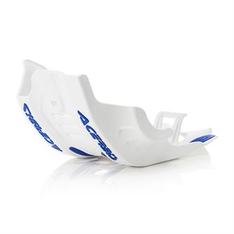 piastra paramotore acerbis ktm 450 sx f 19 22 bianca blu