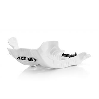 piastra paramotore acerbis yamaha yz 125 06 23 bianca nera