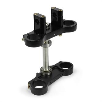 piastre sterzo tipo 4548 interasse 165 standard nero riser 22 mm