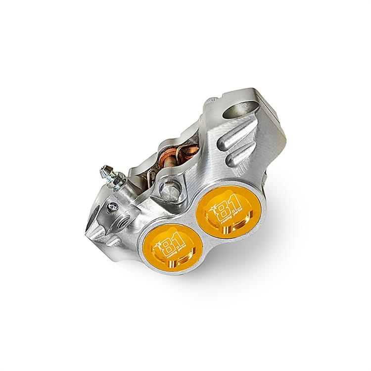 Pinza freno 8.1 in Avional CNC int. 84mm - Tappi Oro