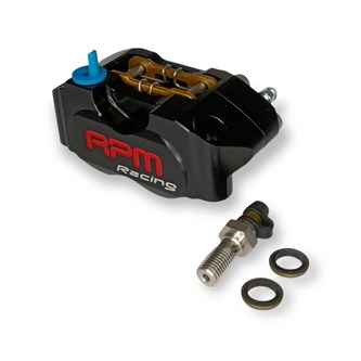 pinza freno radiale 4 pistoncini rpm nera