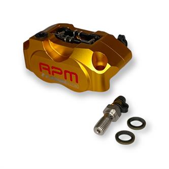 pinza freno radiale 4 pistoncini rpm oro