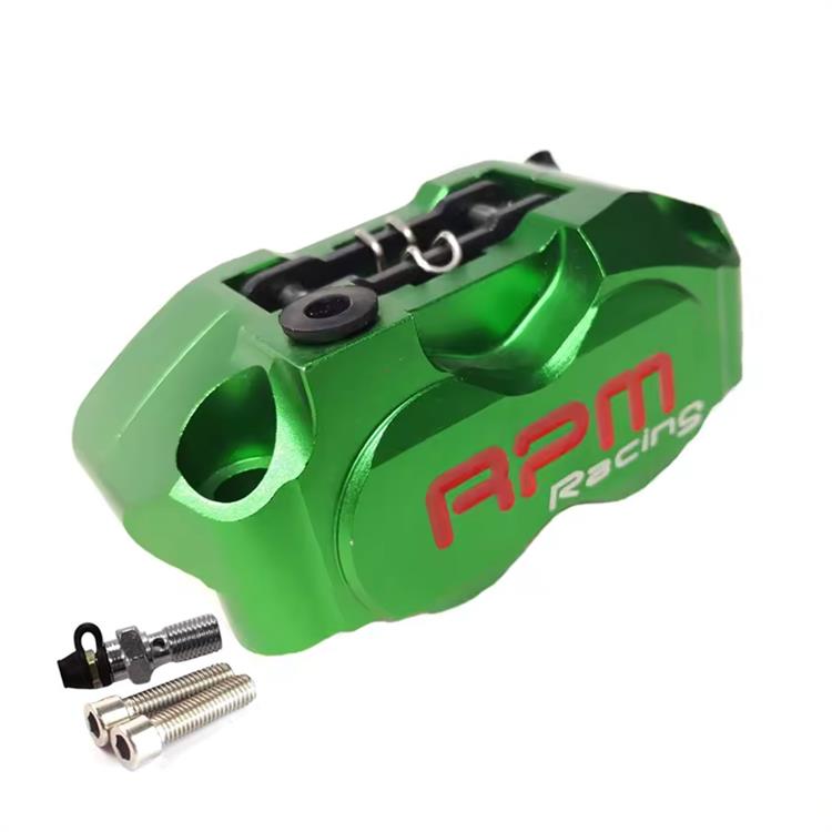 Pinza freno radiale 4 pistoncini RPM Verde