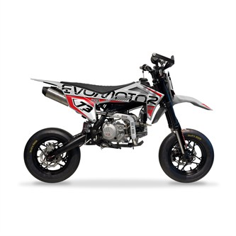 pitbike motard 190 standard arancione blu
