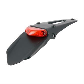 portatarga e fanale posteriore led rosso