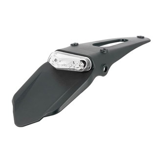 portatarga e fanale posteriore led trasparente
