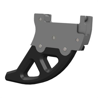 protezione disco posteriore dtc gasgas 250 mc 2022 2023 nero
