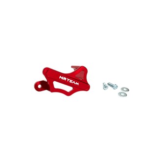 protezione pinza posteriore in ergal honda crf 450 rx 2017 2025 rosso