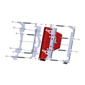 protezioni radiatore gasgas 125 mc 2021 2023 alluminio