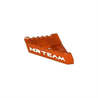 puntale freno maggiorato cnc ktm 350 exc f 12 16 arancione