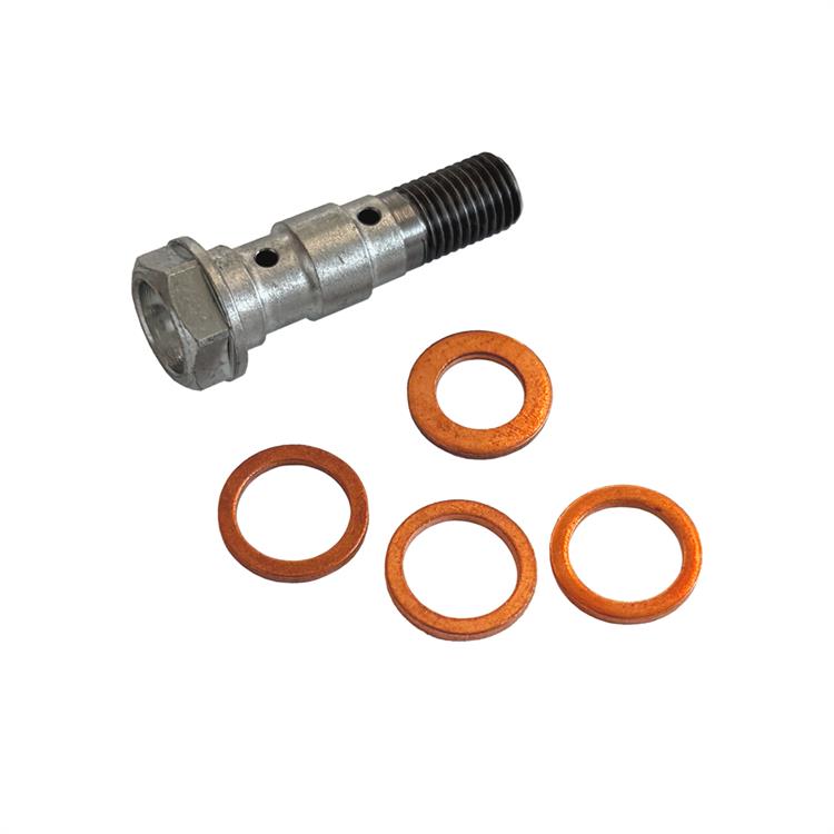 Raccordo adattatore per doppio tubo freno da 10 a 8mm