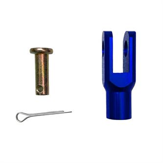 registro asta pompa freno pit bike cnc blu