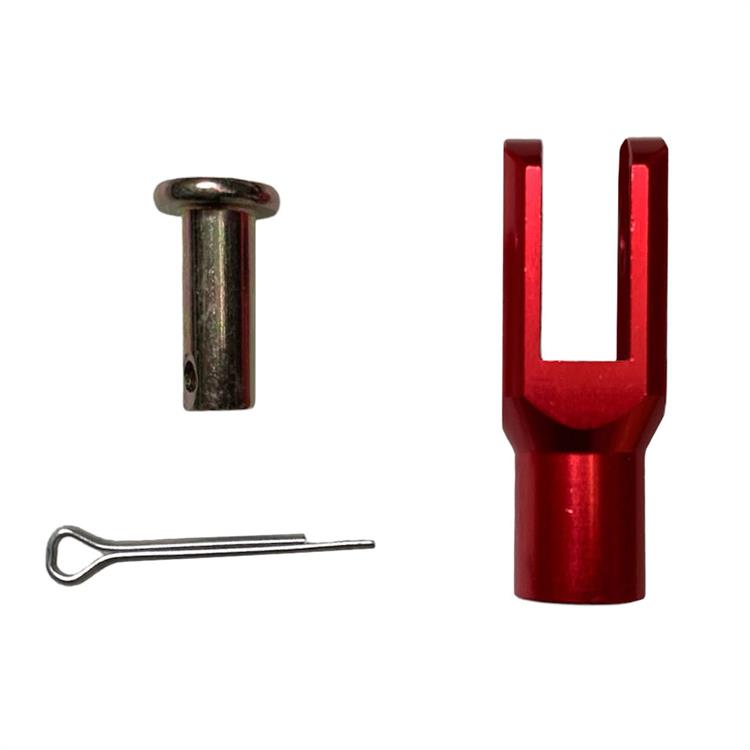 Registro asta pompa freno pit bike CNC Rosso