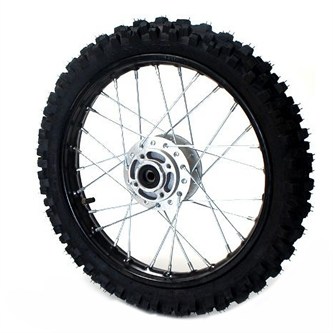 ruota anteriore pit bike 60100 14 old con cuscinetti 12mm
