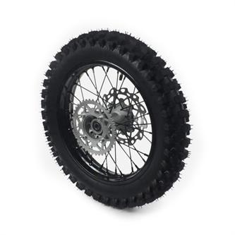 ruota posteriore pit bike 90100 16 cuscinetti 15mm completa