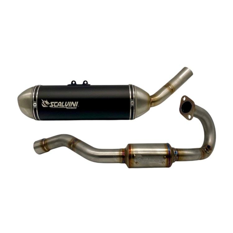 Scalvini Fantic 125 XMF (2023-2024) Euro 5 - completo nero/acciaio