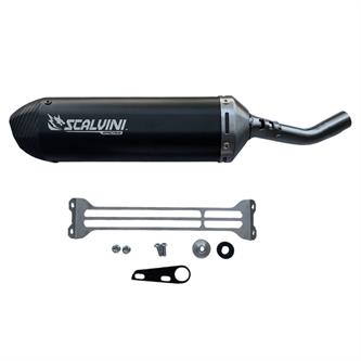 scalvini honda cr 125 00 07 silenziatore nero carb