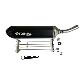 scalvini honda cr 250 00 07 silenziatore nero carb