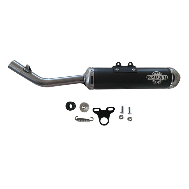 Scalvini KTM 125 SX (16-18) - Silenziatore Nero Acciaio