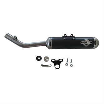scalvini ktm 150 sx 16 18 silenziatore nero acciaio