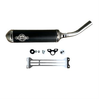 scalvini suzuki rm 125 01 12 silenziatore nero acciaio