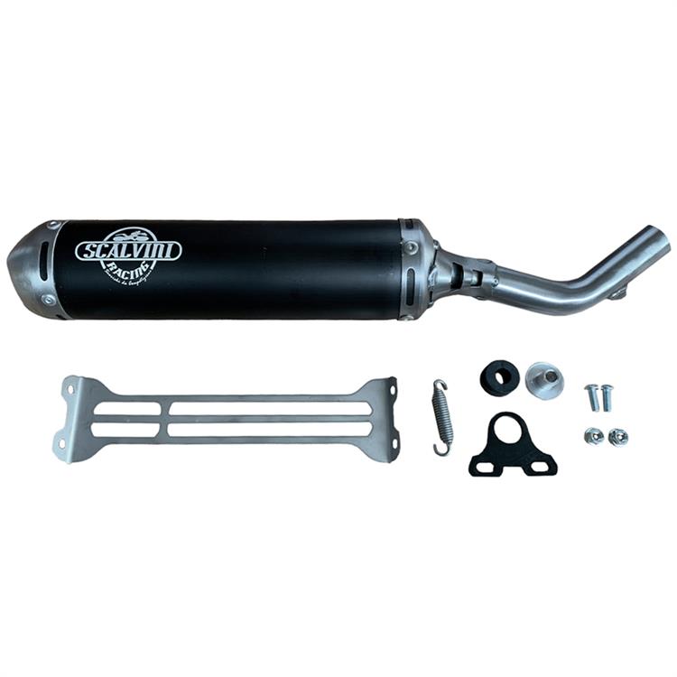 Scalvini Yamaha YZ 125 (00-21) - Silenziatore Nero Acciaio