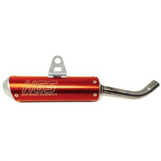 scarico hgs ktm 85 sx 25 silenziatore arancione acciaio
