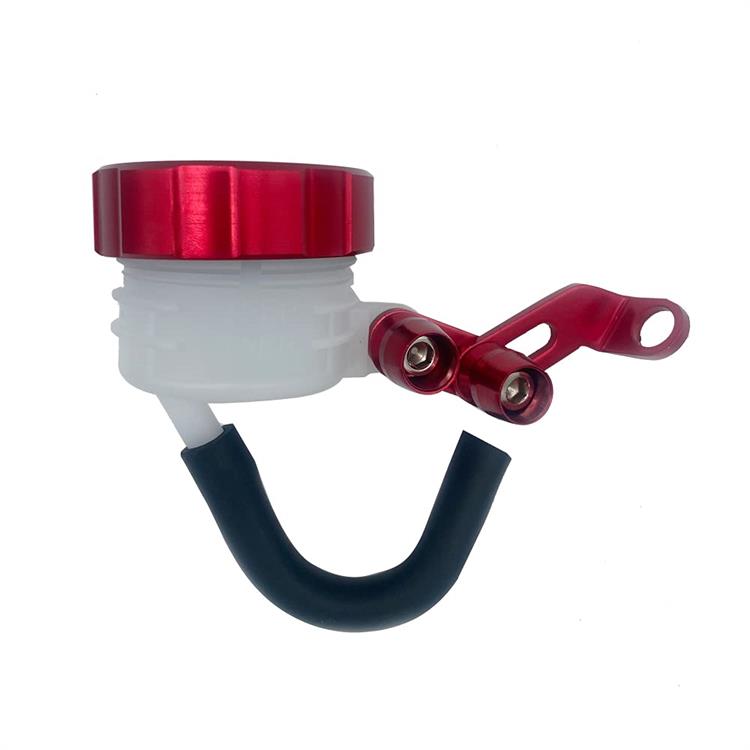 Serbatoio vaschetta liquido freni con staffa CNC Rosso