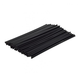 set 72 copriraggi nero lunghezza 240 mm
