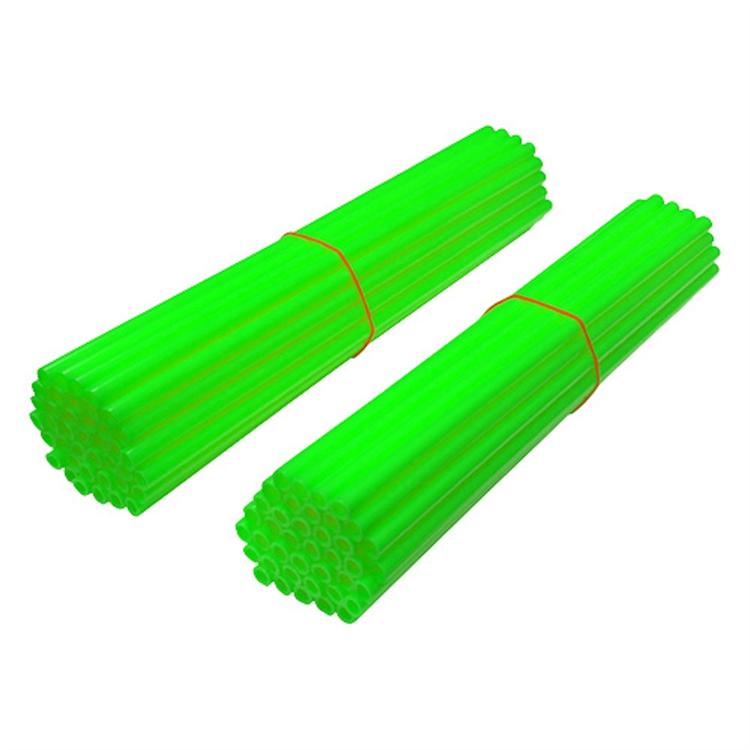 Set 80 copriraggi Verde Fluo lunghezza 215 mm