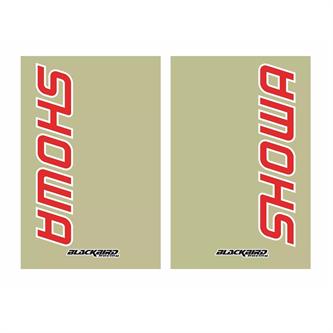 set adesivi forcella showa rossi set adesivi forcella showa rossi